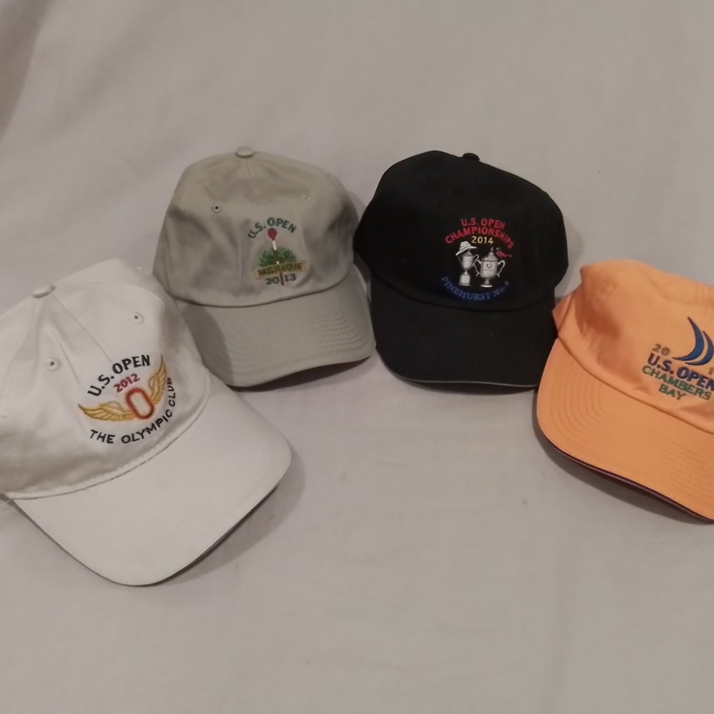 US Open Hats : 2012 Olympic Club, 2013 Merion, 2014 Pinehurst, 2015 Chambers Bay